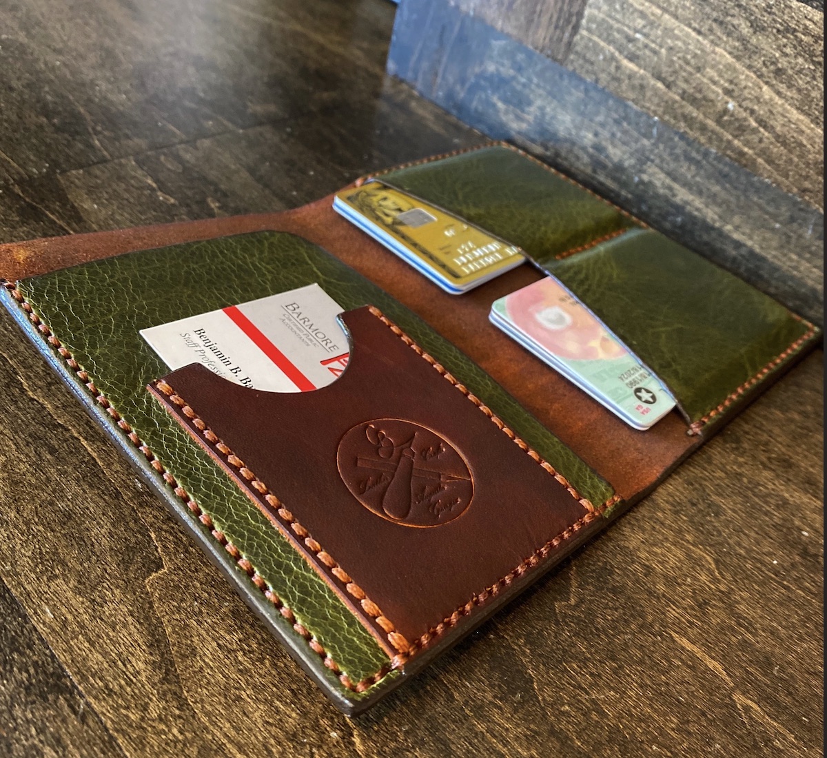 Handmade leather wallet